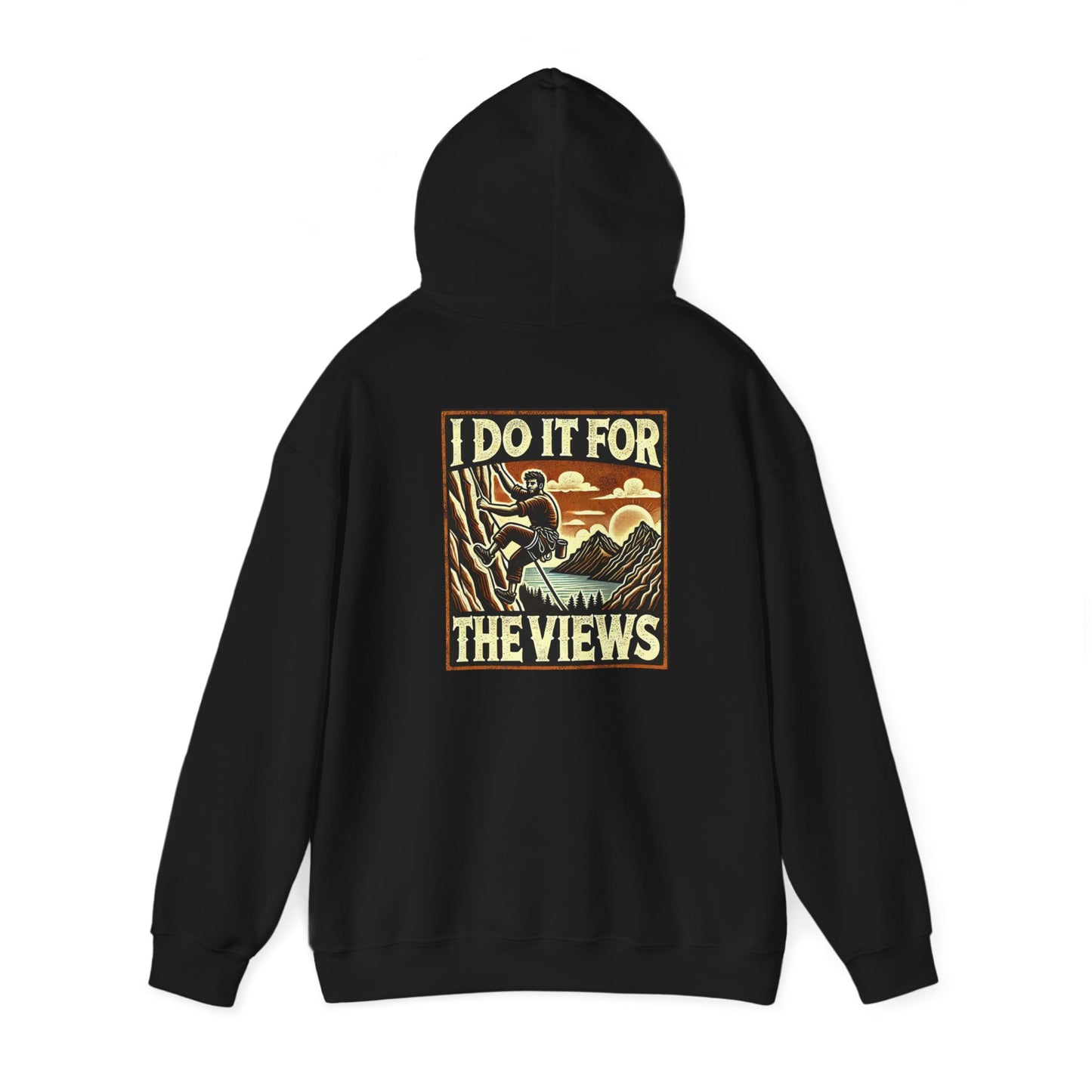 "Here for the views" Hoodie