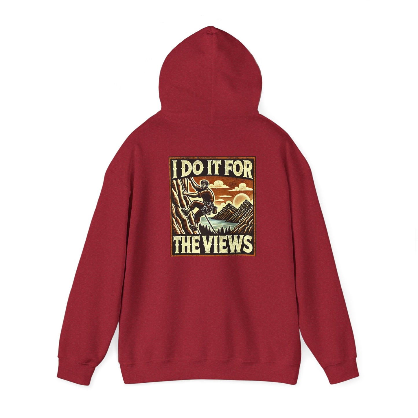 "Here for the views" Hoodie